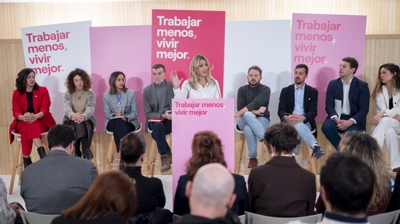 A vicepresidenta segunda e ministra de Traballo Yolanda Díaz, durante o cumio de Sumar con ministros e portavoces que integran a coalición para reivindicar a redución da xornada laboral (Arquivo/Alberto Ortega/Europa Press)