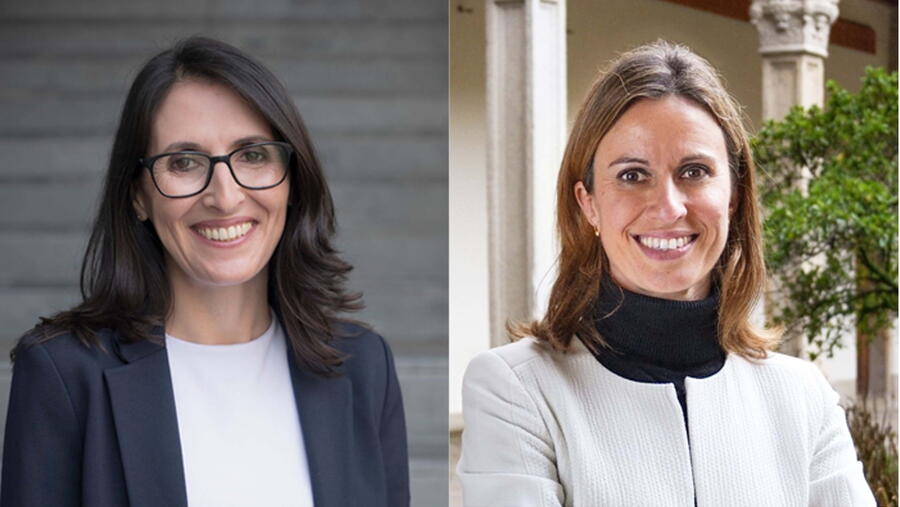 Rosa Crujeiras e Maite Flores. USC