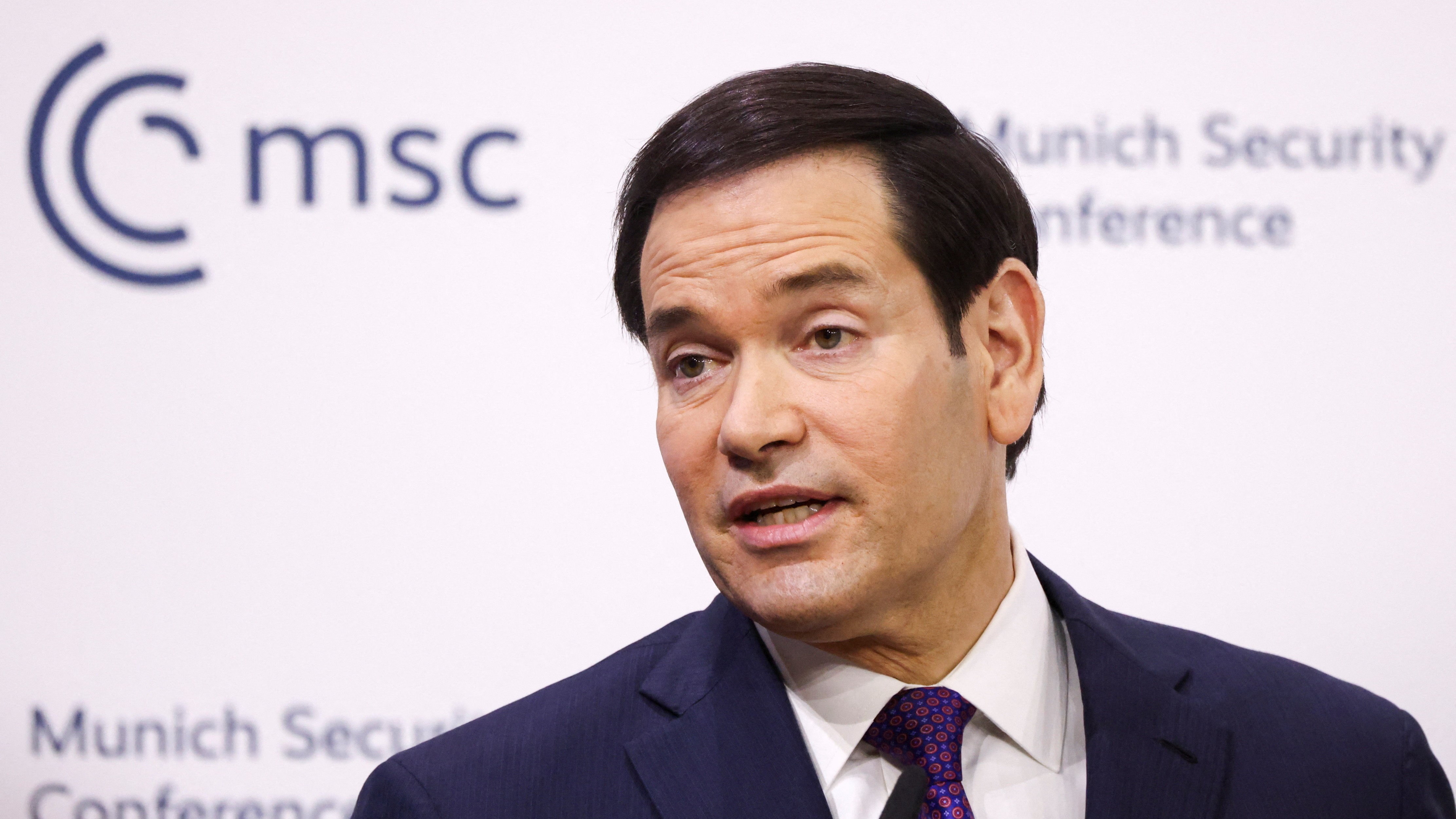 Rubio na Conferencia de Seguridade de Múnich. REUTERS/Liesa Johannssen