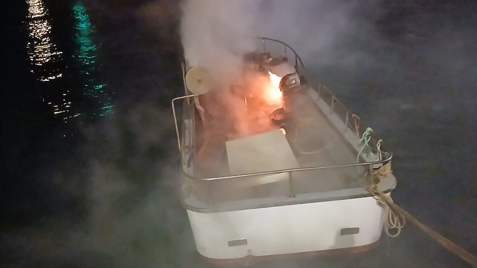 Imaxe cedida polos Bombeiros da Costa da Morte