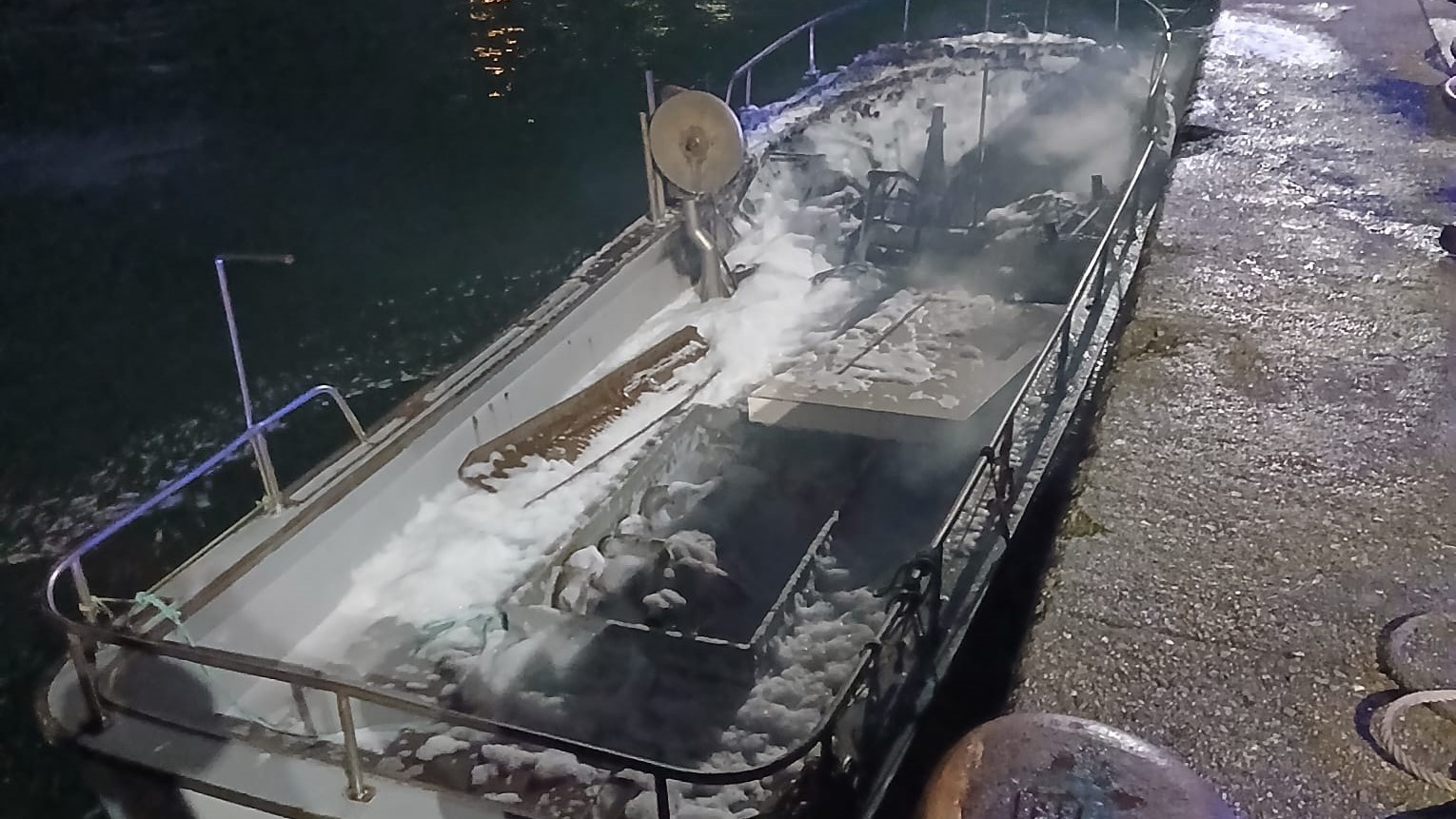 Imaxe cedida polos Bombeiros da Costa da Morte