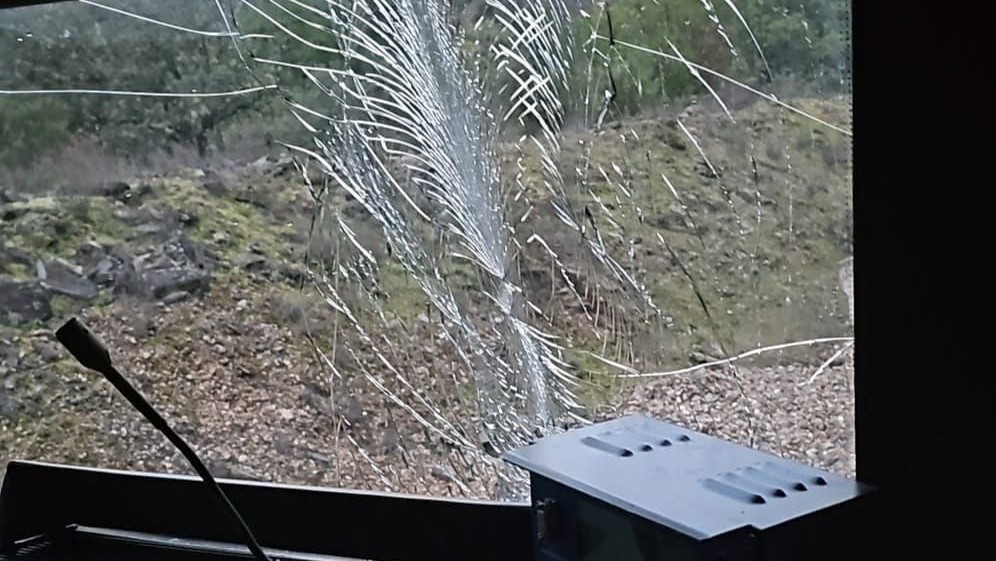 Estado da vía do tren ao seu paso pola estación de Montefurado, ao 17 de febreiro de 2026, en Monforte, Galicia (Carlos Castro-Europa Press)