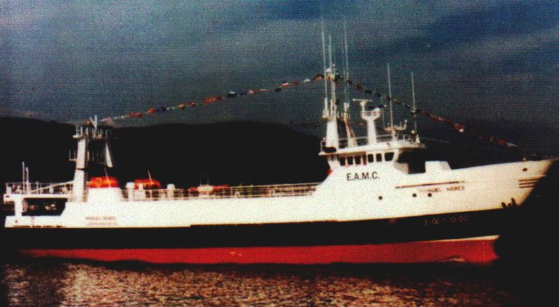 Barco Manuel Nores/Ministerio de Pesca