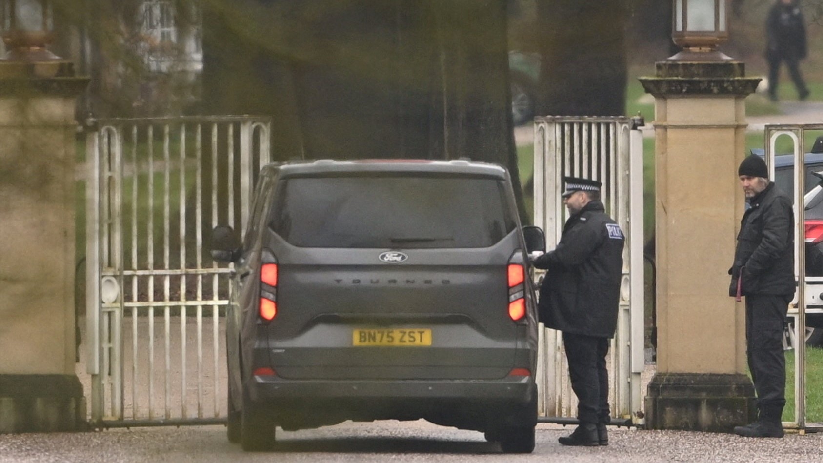 Exteriores do Royal Lodge en Windsor, que fora residencia do exprincipe André, e que este xoves foi rexistrada (Reuters/Jaimi Joy)