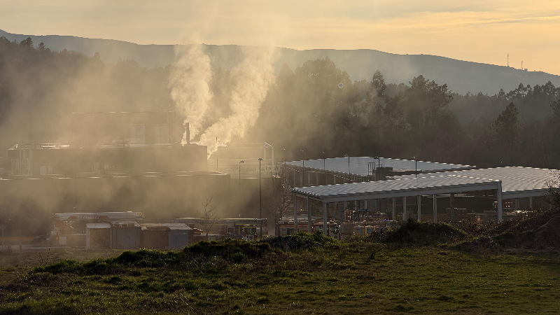 Imaxe da empresa afectada, no polígono David Raposeiras (TVG)