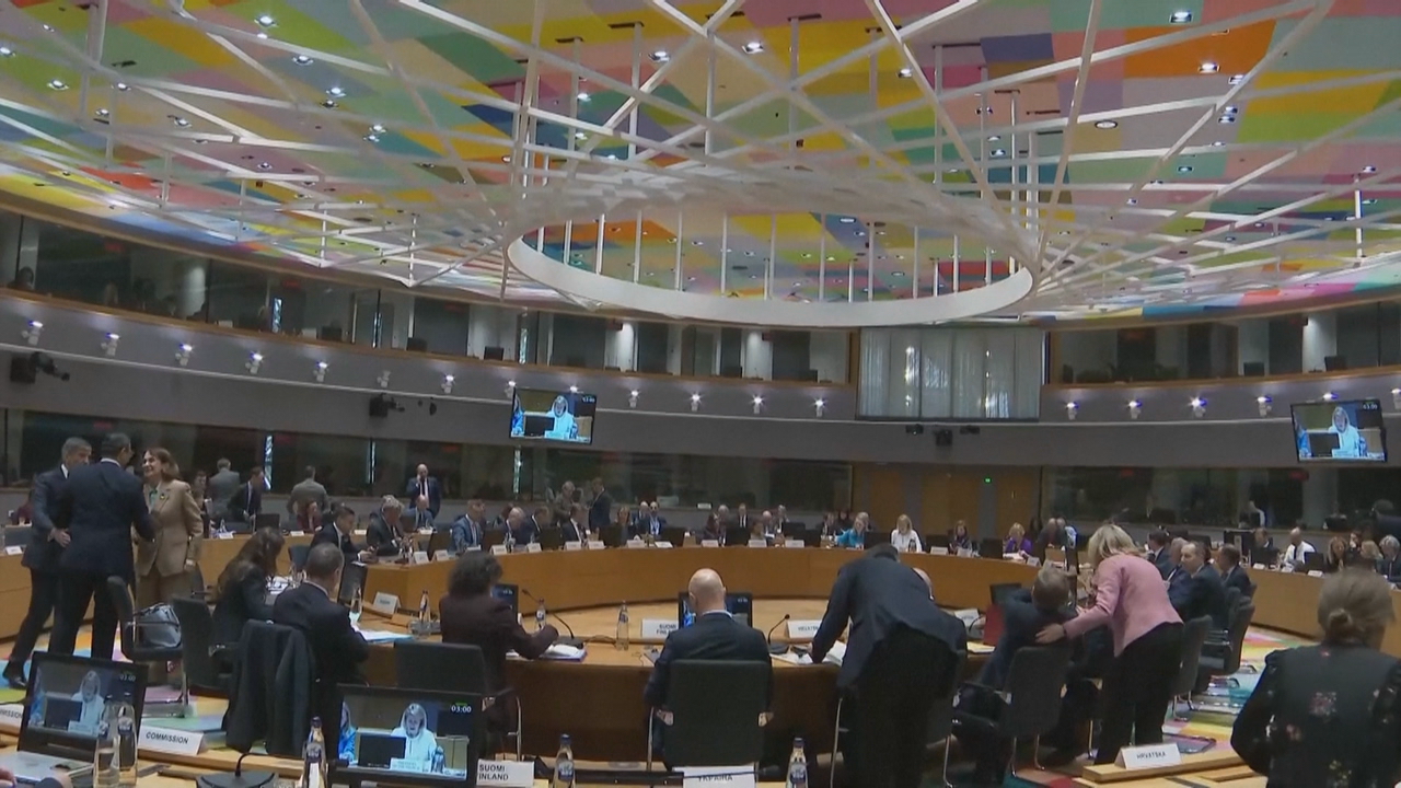 Imaxe do Consello de Ministros de Exteriores celebrado este luns en Bruxelas