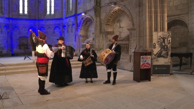 Celebración do Día de Rosalía no Panteón de Galegos Ilustres (Santiago de Compostela) en 2025 (TVG)