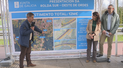 Acto de presentación do proxecto da nova circunvalación de Ordes