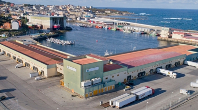 Imaxe da lonxa de Burela