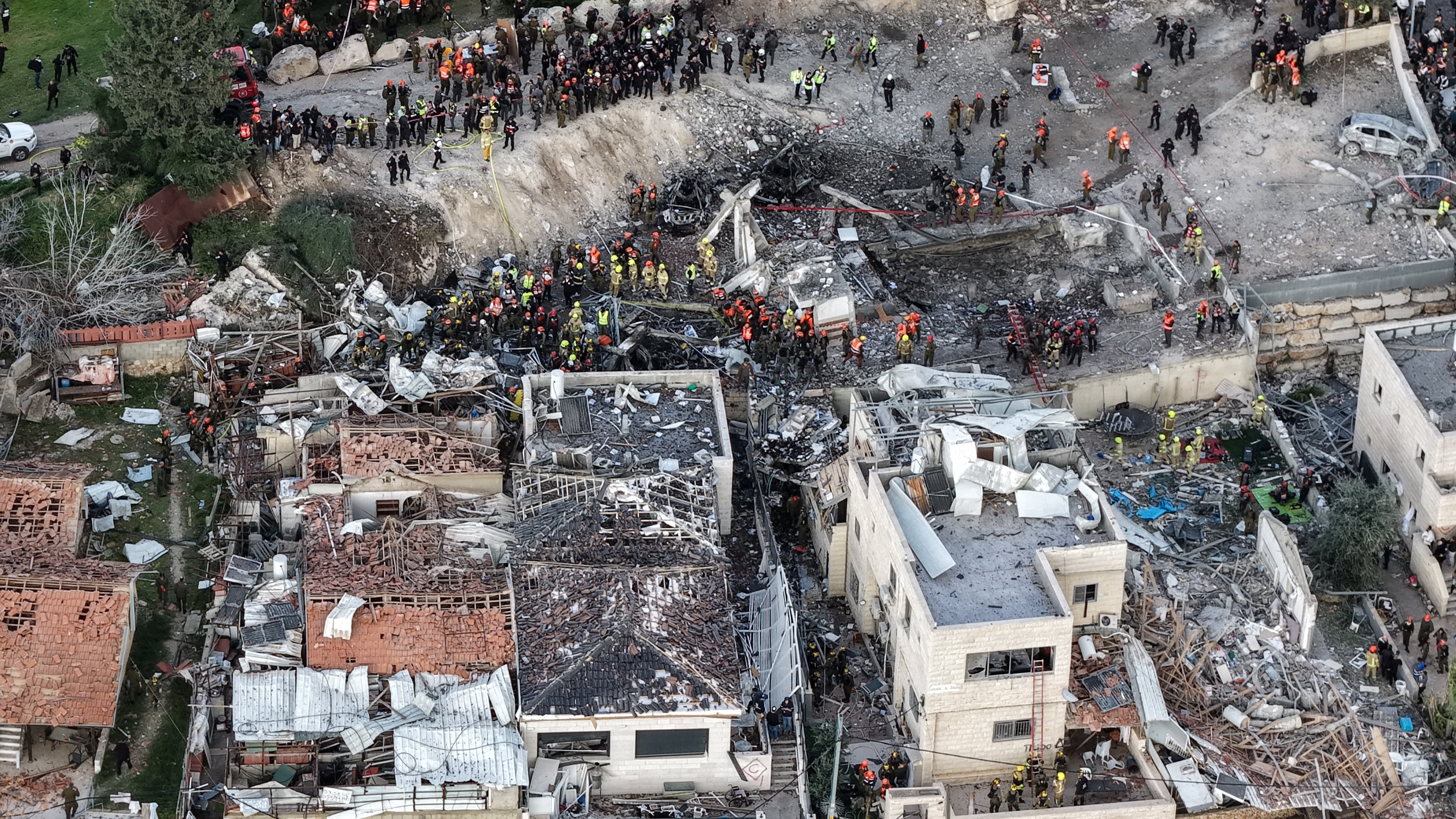 Edificios destruídos en Beit Shemesh (Israel). REUTERS/Ilan Rosenberg