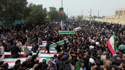 Imaxe de funerais en Irán (REUTERS)