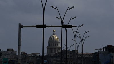 Imaxe da Habana a escuras, este mércores.( Reuters/Norlys Perez)