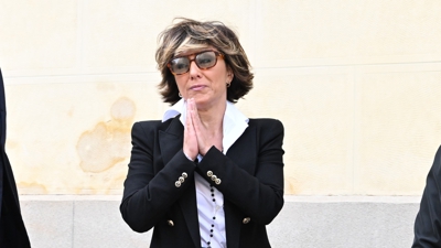 Sonsoles Ónega chega á capela ardente situada na Casa de Galicia de Madrid (José Oliva/Europa Press)