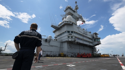 Portaavións Charles de Gaulle do exército francés (Arquivo Europa Press)