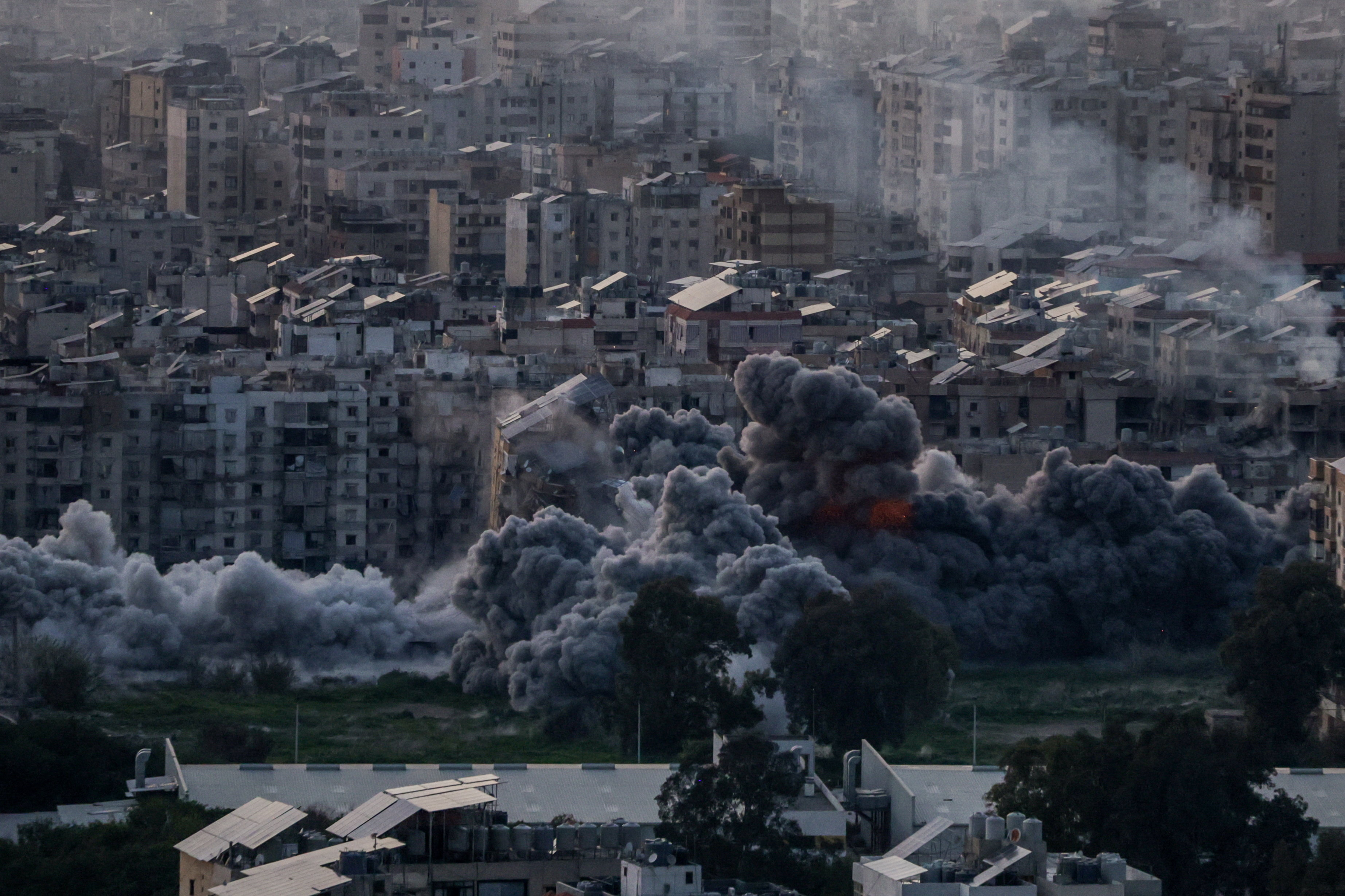 Suburbios dos sur de Beirut. Reuters