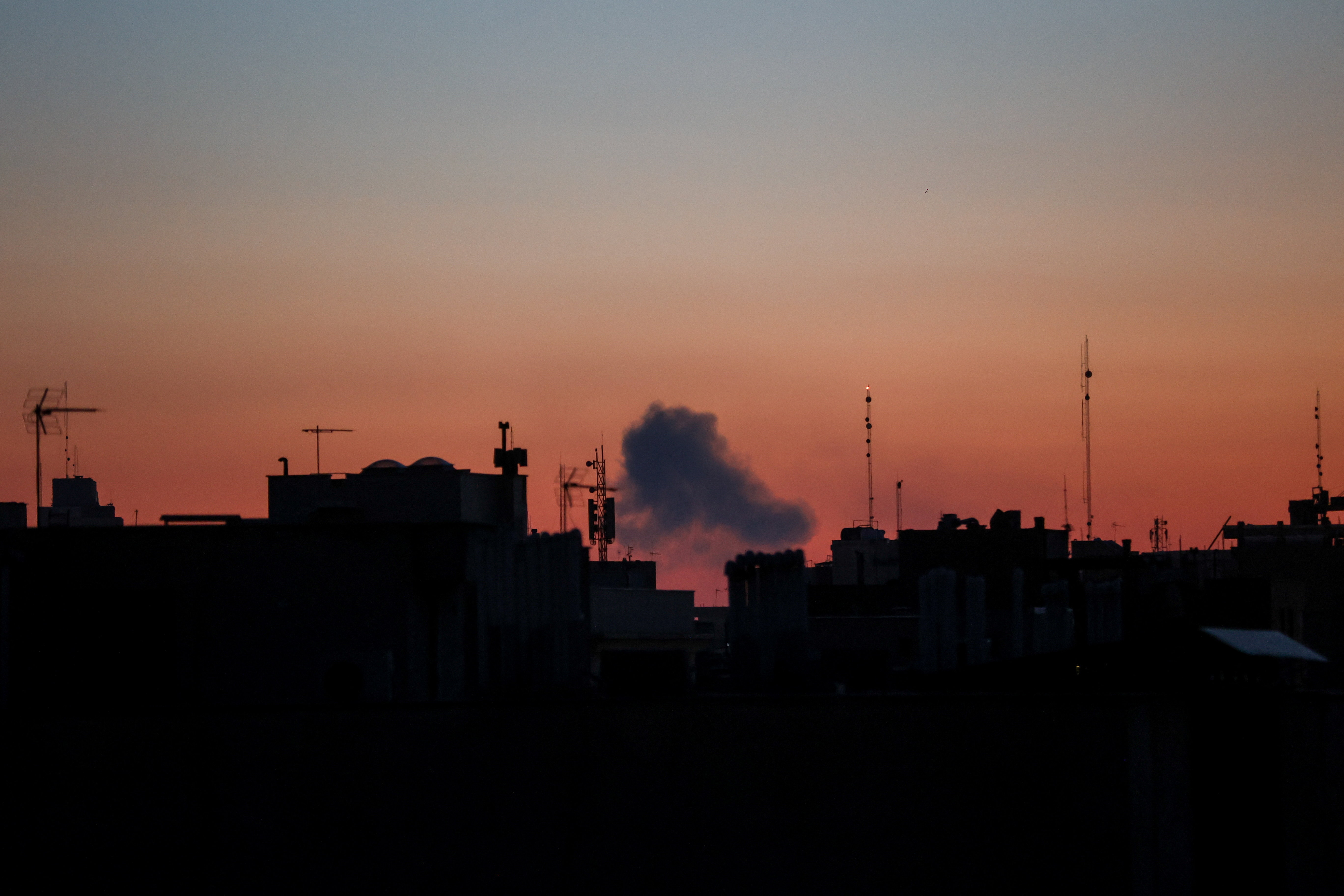 Imaxe en directo de Beirut. Reuters