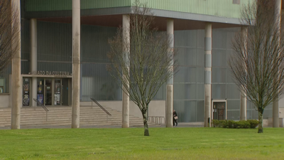 Pazo da Cultura de Narón, onde se celebrou o acto escolar en que se intoxicaron 39 persoas