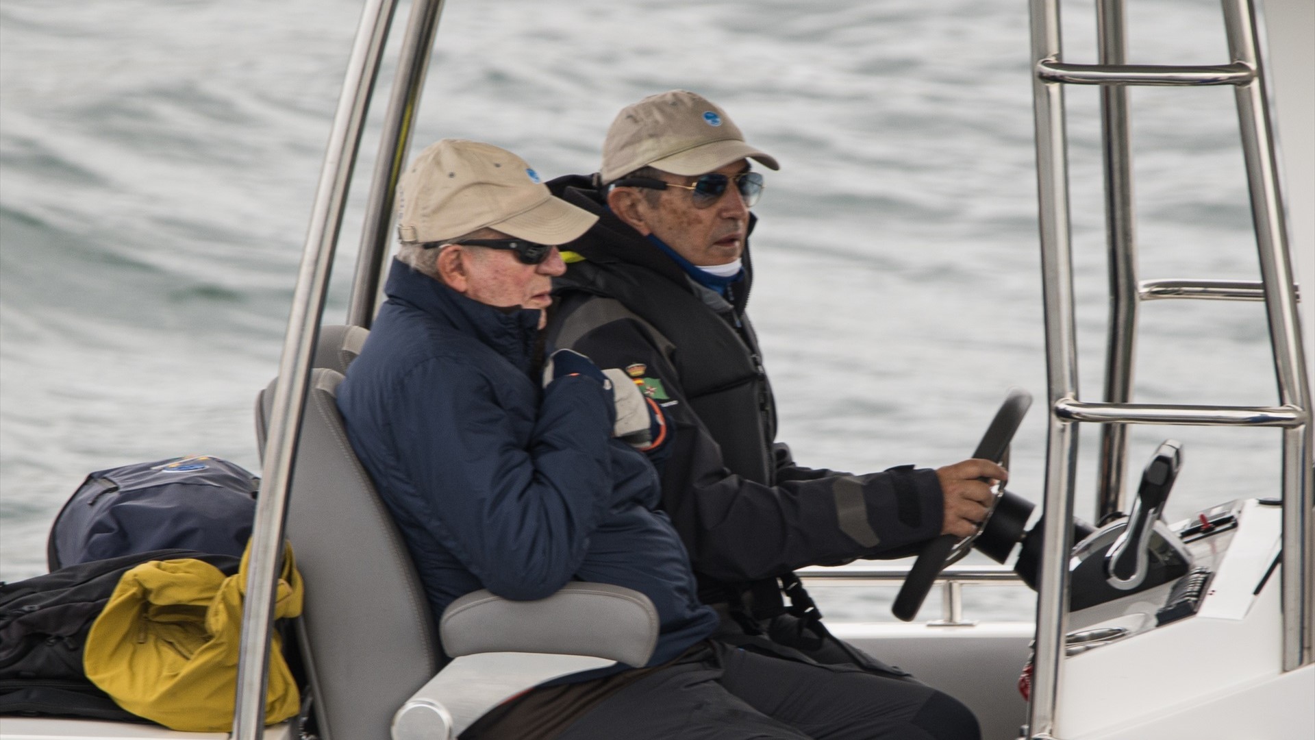 Imaxe de arquivo de Xoán Carlos I en Sanxenxo. Europa Press