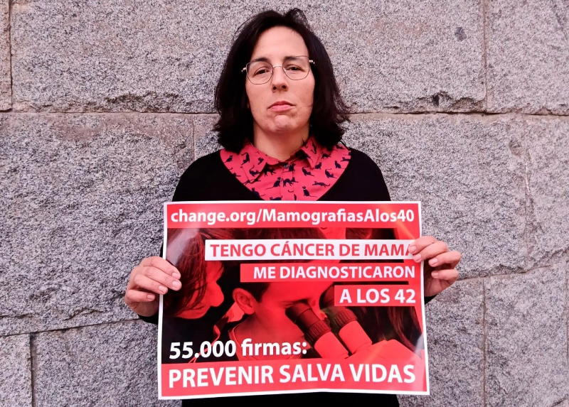 María Varela, promotora da campaña. Change.org
