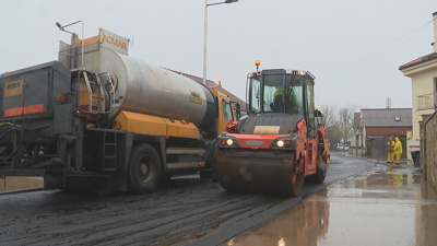Un dos camións dos que extraeron combustible os ladróns