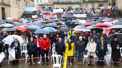 A asemblea celebrouse na praza da Quintana. EFE/ Xoán Rey