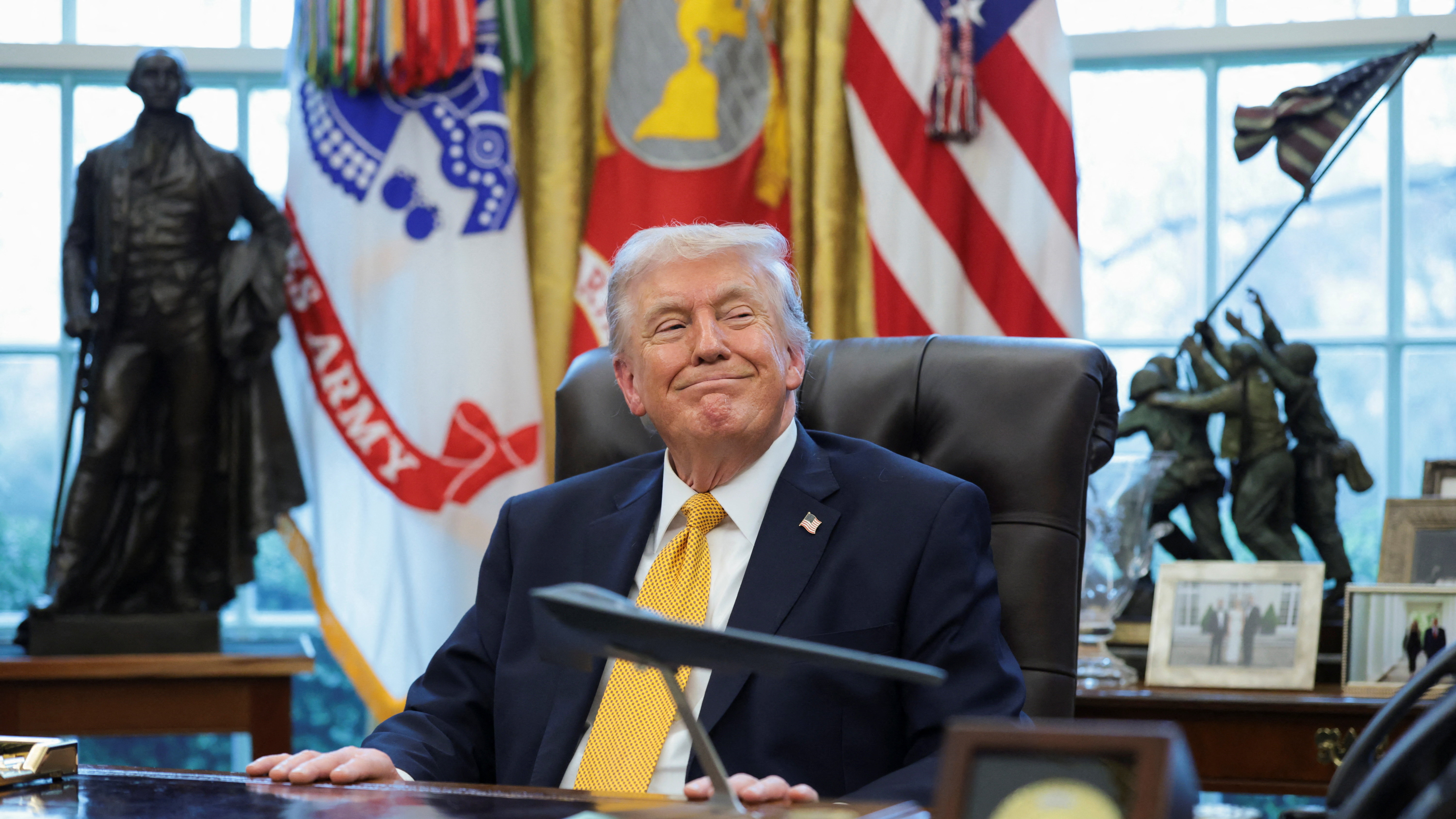 Trump, este luns (REUTERS/Jonathan Ernst)