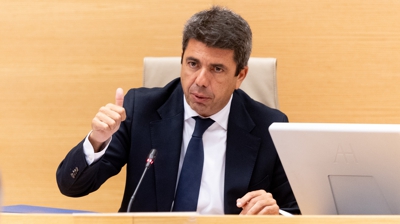 Carlos Mazón durante a súa comparecencia ante a comisión de la dina no Congreso (Eduardo Parra/Europa Press/Arquivo)