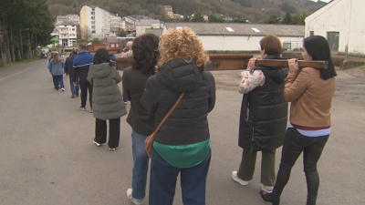 Ensaio en Becerreá da Confraría do Cristo dos Ancares