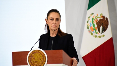 A presidenta de México, Claudia Sheinbaum (Luis Barron / Zuma Press)