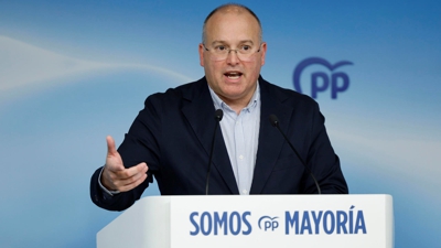 O secretario xeral do  PP, Miguel Tellado (EFE/ Mariscal)