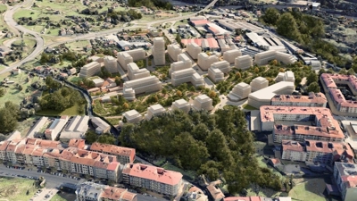 Infografía do proxecto para o barrio do Vinteún