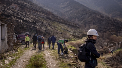 Mina de Valborraz, en Carballeda de Valdeorras, un dos escenarios da Segunda Guerra Mundial EFE/Brais Lorenzo