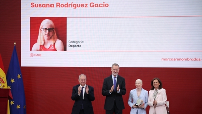 Entrega da distinción a Susana Rodríguez Gacio (  Alejandro Martínez Vélez Europa Press)
