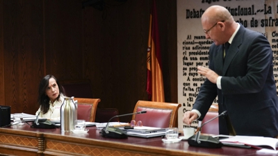 Durante a comparecencia de Corredor no Senado vivíronse momentos de tensión (EFE/ Borja Sánchez-Trillo)