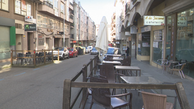 Unha das últimas liortas protagonizadas polo Rumano tivo como escenario este bar situado na rúa Alcalde Ferreiro