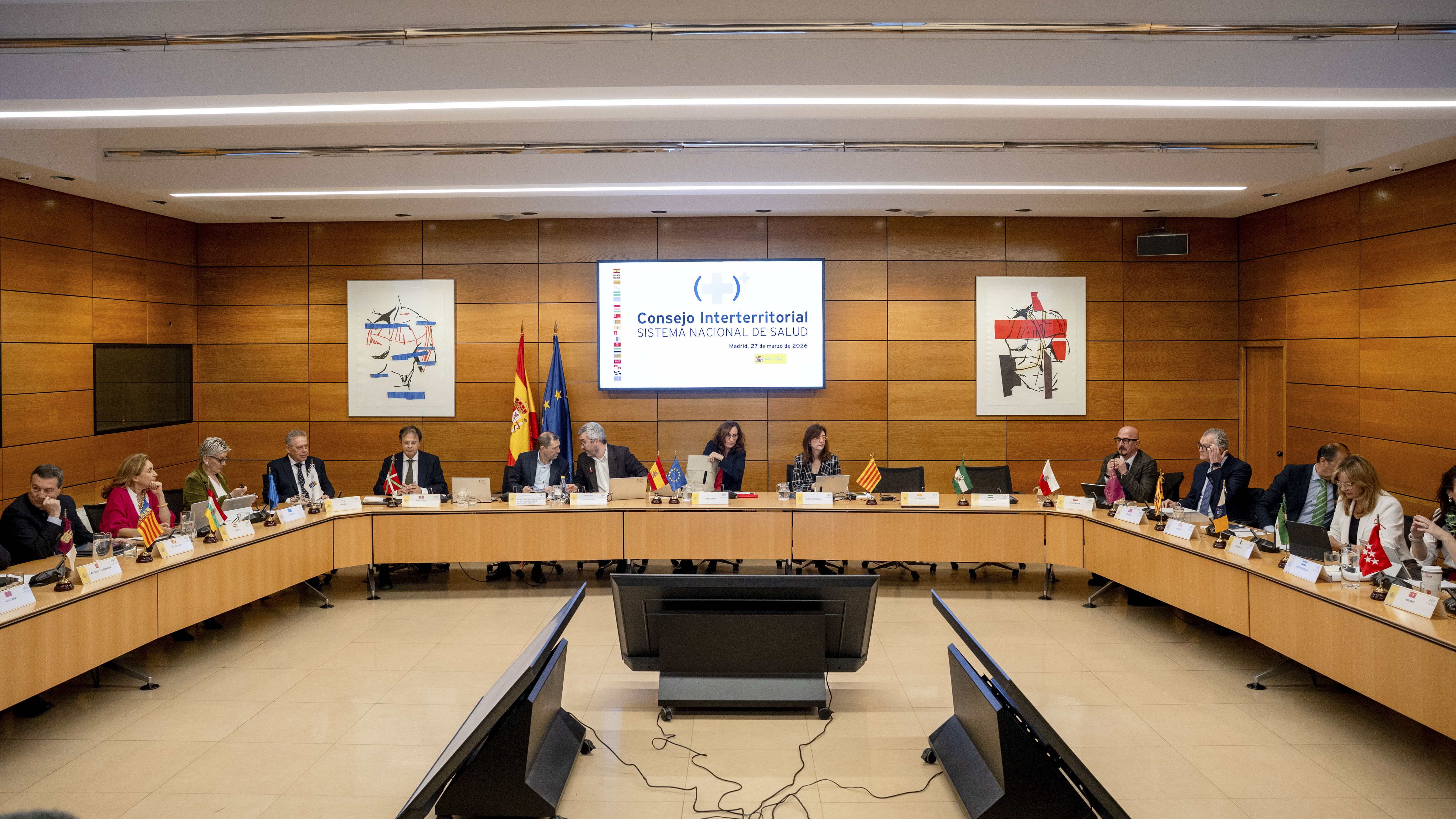 Reunión do Consello Interterritorial de Saúde deste venres (EFE/Daniel González)