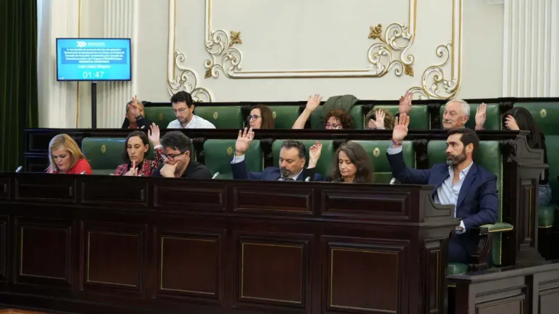 Pleno da Deputación de Pontevedra. Europa Presss/Arquivo