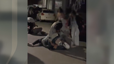 Momento da liorta capturado en vídeo por un particular