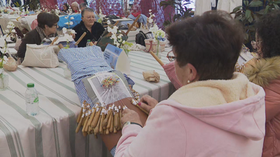 Palilleiras na 35 Mostra de Encaixe de Camariñas