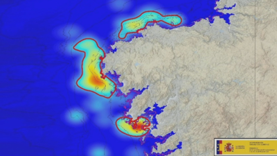 Mapa publicado polo Ministerio de Transición Ecolóxica