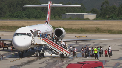 Volotea é unha das aeroliñas que xa anunciou a cancelación de algún voo