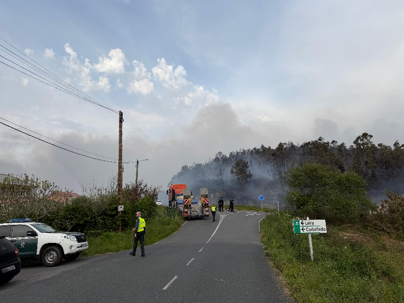 Lume no municipio de Carballo. TVG