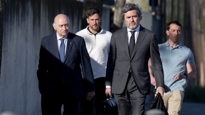 O exministro do Interior Jorge Fernández Díaz á súa chegada ao primeiro día do xuízo da operación Kitchen, na Audiencia Nacional (Alberto Ortega/Europa Press)