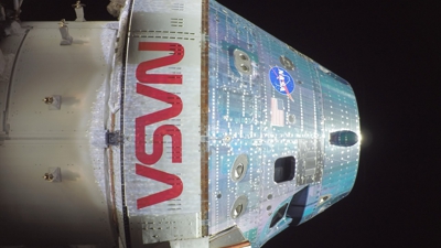 Cápsula de Orion, espazo exterior (NASA)