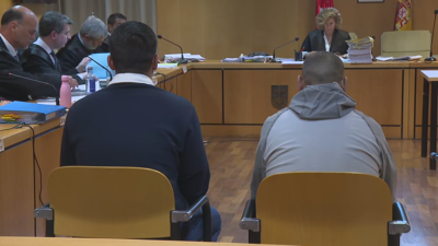 Os dous acusados no xuízo que se celebra na Audiencia de Madrid