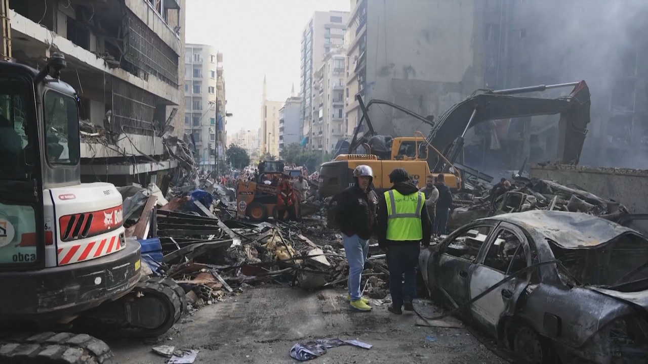 Impacto dun mísil israelí en Beirut, este xoves (Reuters)