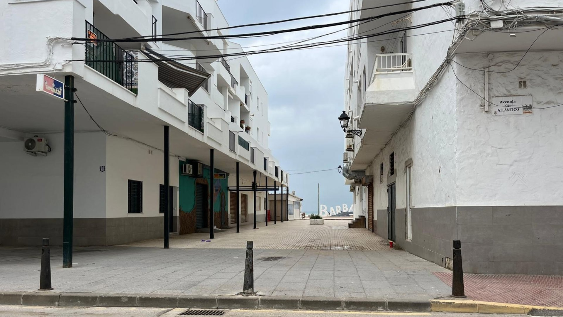 A zona onde se atopa a discoteca en Barbate. EUROPA PRESS