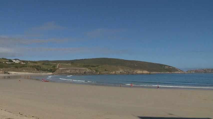 Imaxe de arquivo da praia de Area Maior, en Malpica (TVG)