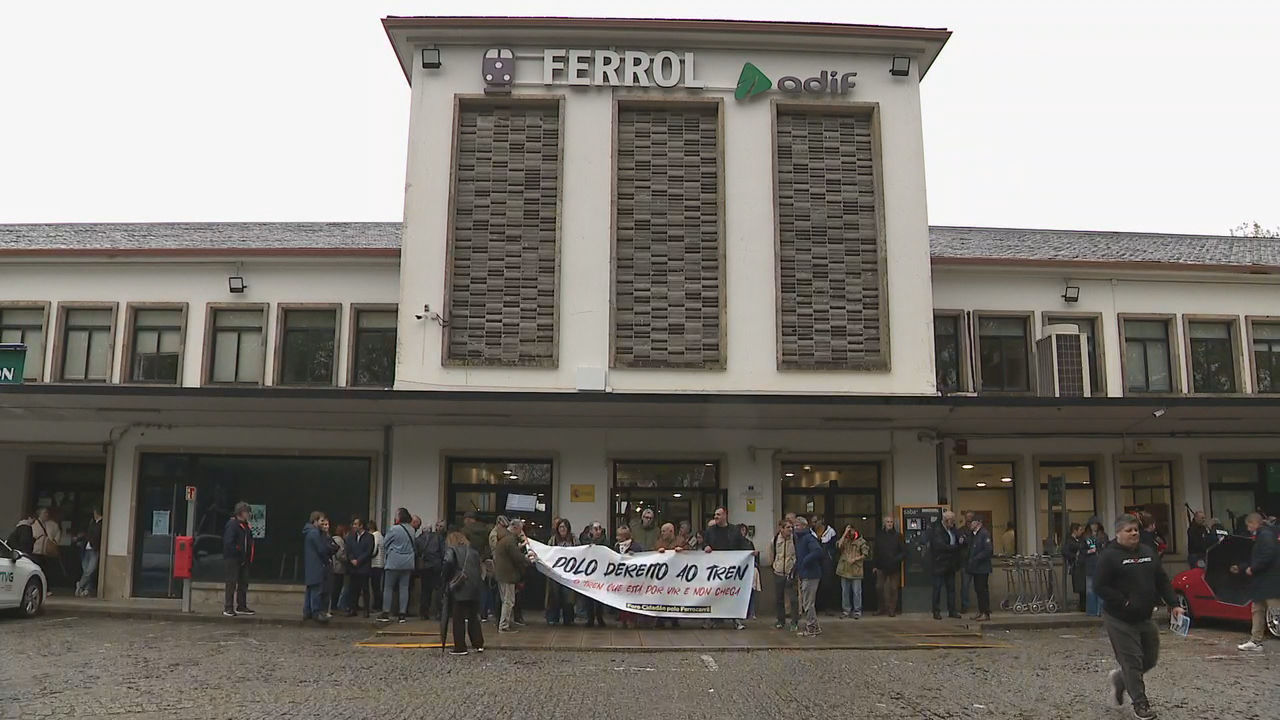 O tren partiu da estación de Ferrol
