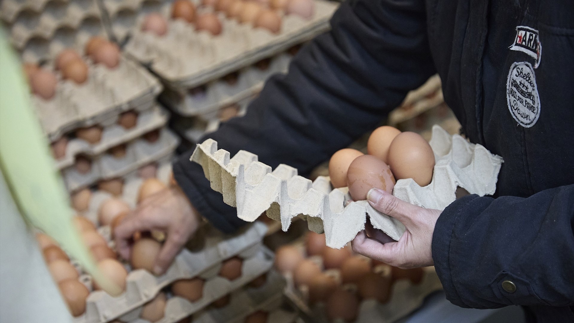Ovos nun supermercado. Jesús Hellín/Europa Press.
